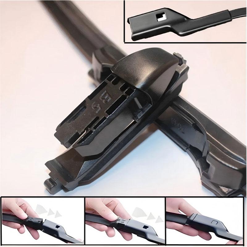 Push Button 19 Wiper Blades (22"+19") for Mercedes-Benz GLK-Class (X204) & Compatible Models