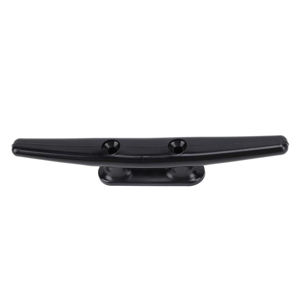 Boat Cleat Black Nylon Strong Tensile Strength Dock Cleat for Marine Deck Nautical Decor 200mm 7.87in