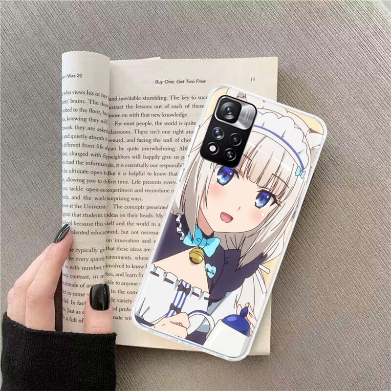 Чехол для телефона с аниме Nekopara Ваниль для Xiaomi Poco X4 F4 GT X3 NFC X5 X6 X7 Pro 5G M5 M5S M3 F5 Mi F6 F3 F2 F1 Чехол Coque Fundas