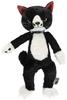 Scratch Plush Toy (MS) Cat, 28cm Tall, Socks, M-NSCRAMSS