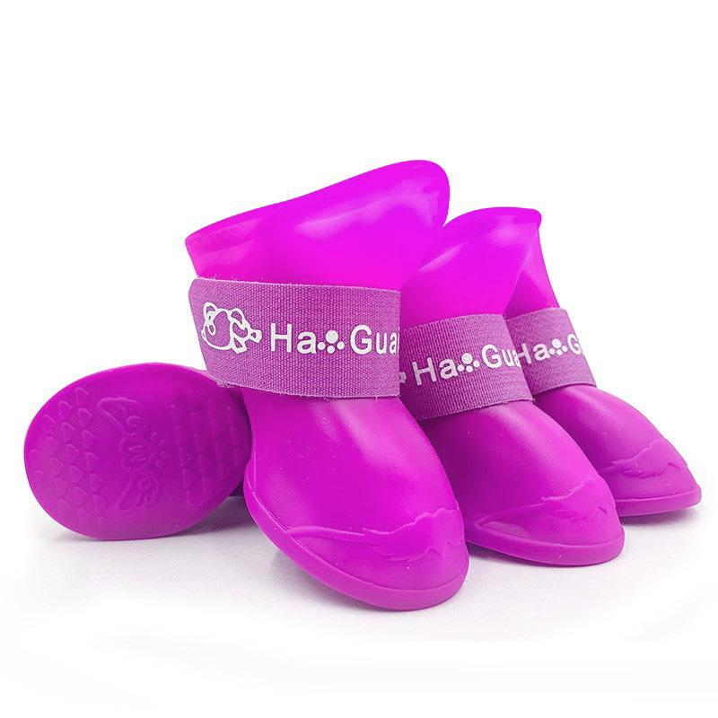 Pet Rain Boots Waterproof Non-Slip Dog Shoes Soft Sole Foot Cover Teddy Walking Shoes Silicone Cat Shoes Supplier ODM Custom