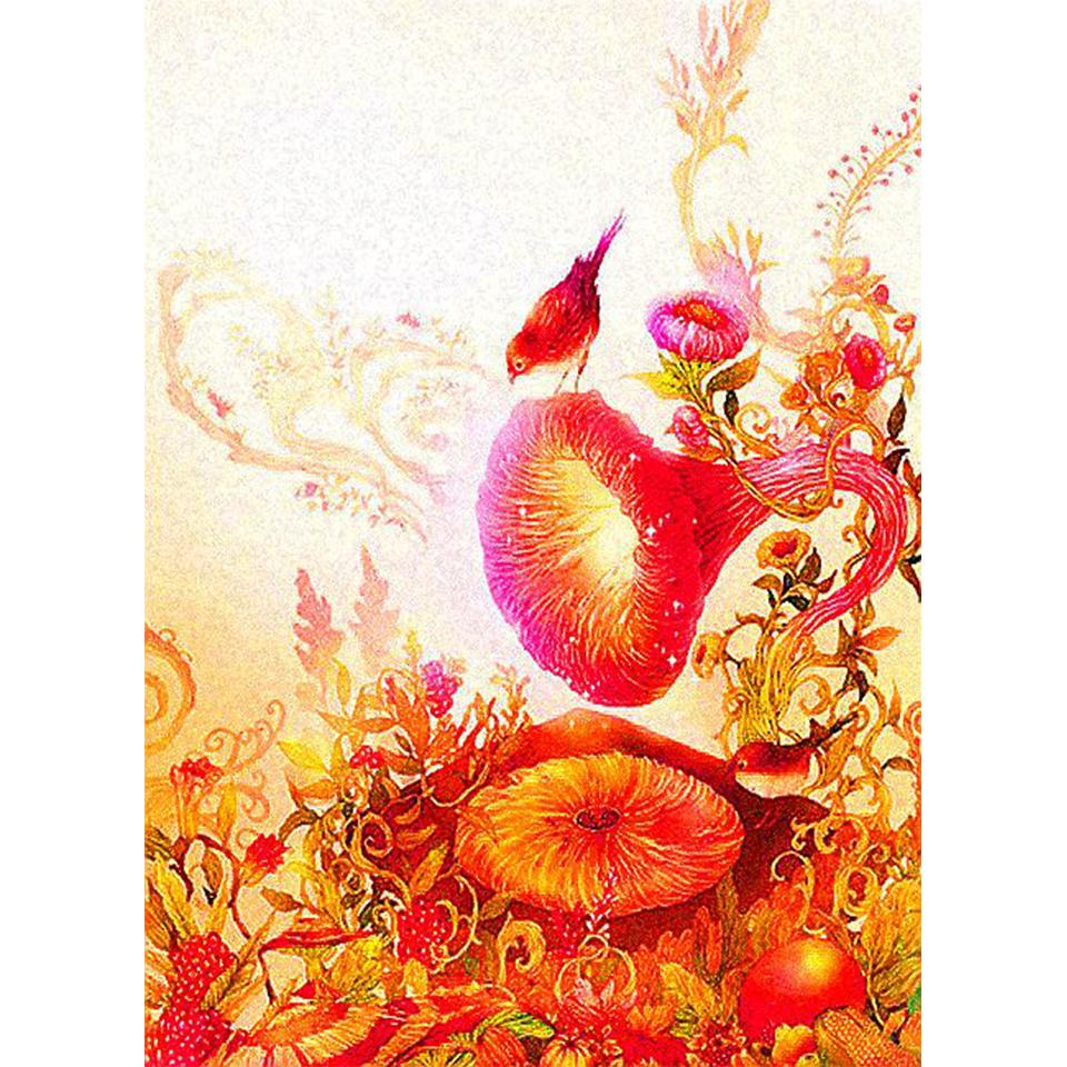 5D DIY Diamond Painting Animal Bird Cross Stitch Kit Full Diamond Embroidery Gift Mosaic Art Rhinestone Decoration Picture