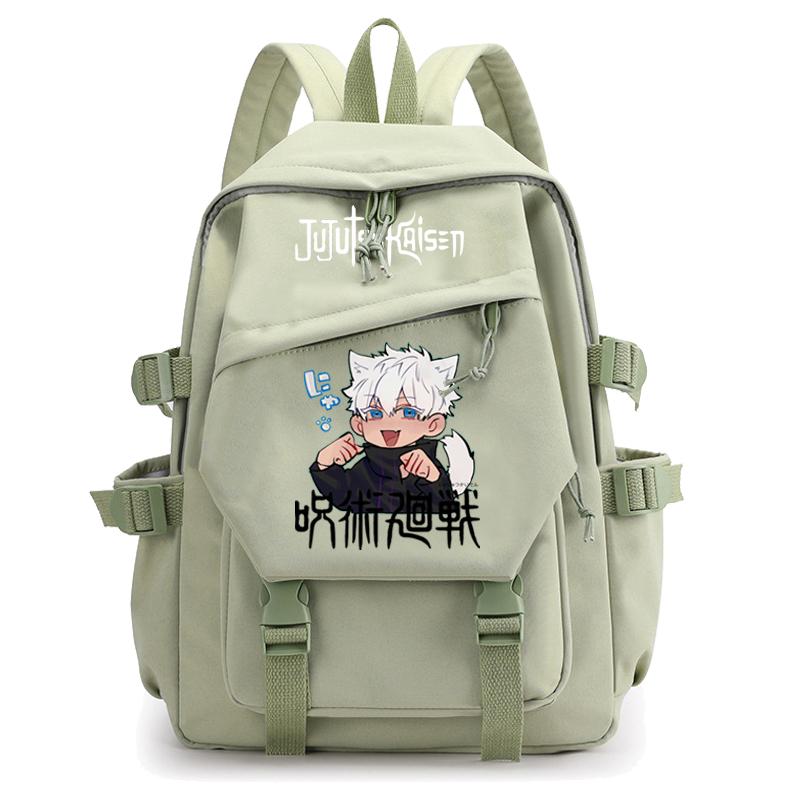 Студенческий рюкзак Kawaii в стиле аниме Kaisen, легкие сумки, рюкзак для мальчиков и девочек, школьная сумка для школы