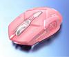 Беспроводная игровая мышь Silver A9 Luminous Silent Wireless - розовый аксессуар для ноутбука для девочек