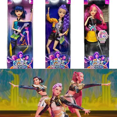 %НОВЫЙ Аниме K-Pop Кукла Охотники на демонов Виниловая игрушка Руми Мира zoi Персонаж виниловая маска фигурка Подарок на день рождения Подарки для фан-клуба