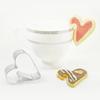 Heart-Shaped Cookie Cutter Mug for Afternoon Tea Desserts