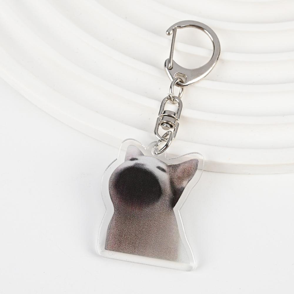 Kawaii Happy Banana Cat брелок из смолы цепочка для мобильного телефона DIY украшения ручной работы