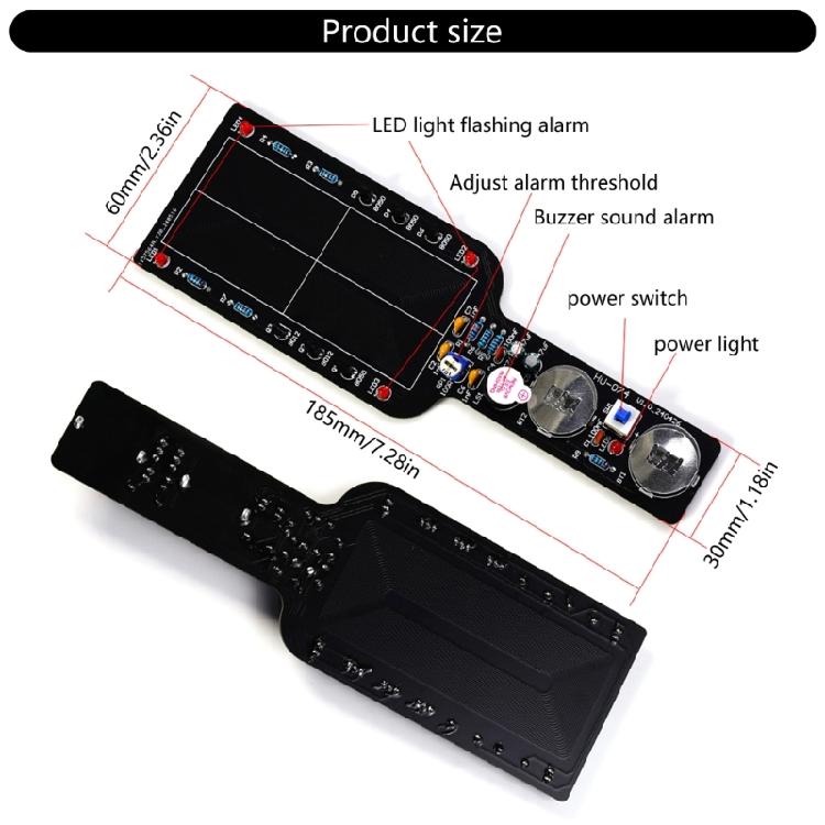 Loose Part Educational DIY Metal Detector Projects DC3~5V Circuit Board with Accessories Set for Soldering Practice