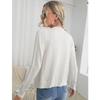 Women's Fashion Long Sleeve Casual Knit Sweater Solid Button Front Cardigan