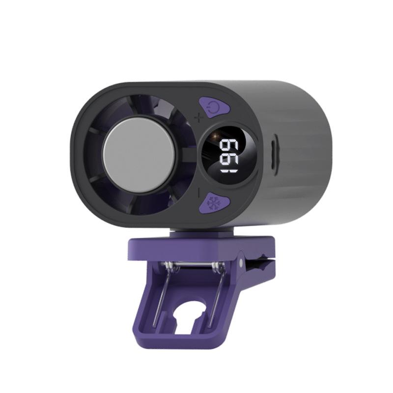 Portable Clip-On Fan with Ice Pack and 199-Speed Settings
