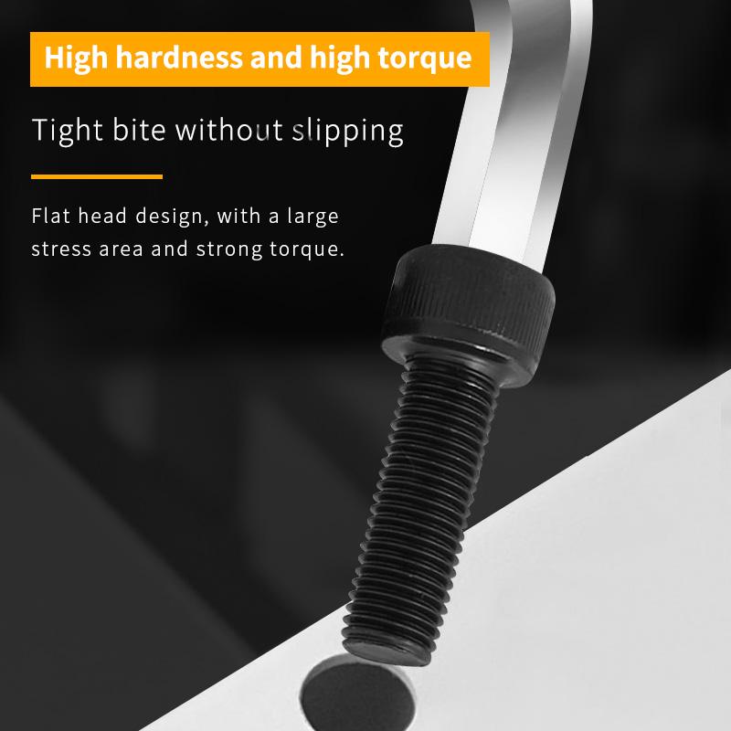 Набор шестигранных ключей L-образный набор гаечных ключей для винтов-шестигранников с длинной ручкой, набор шестигранных ключей от 1,5 мм до 10 мм, ручные инструменты для ремонта велосипедов