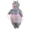 Wear Skirt Hippo Inflatable Costume, Adults
