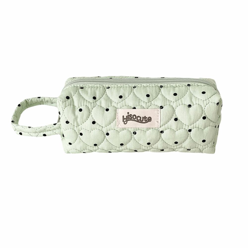 Large Capacity Pen Bag Polka Dot Design Pencil Pouch INS Style Pencil Case  Students