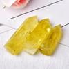 Unique Natural Crystal Beautiful Yellow Gem Home Decor Hexagonal Wand Column  Energy Stone Pyramid