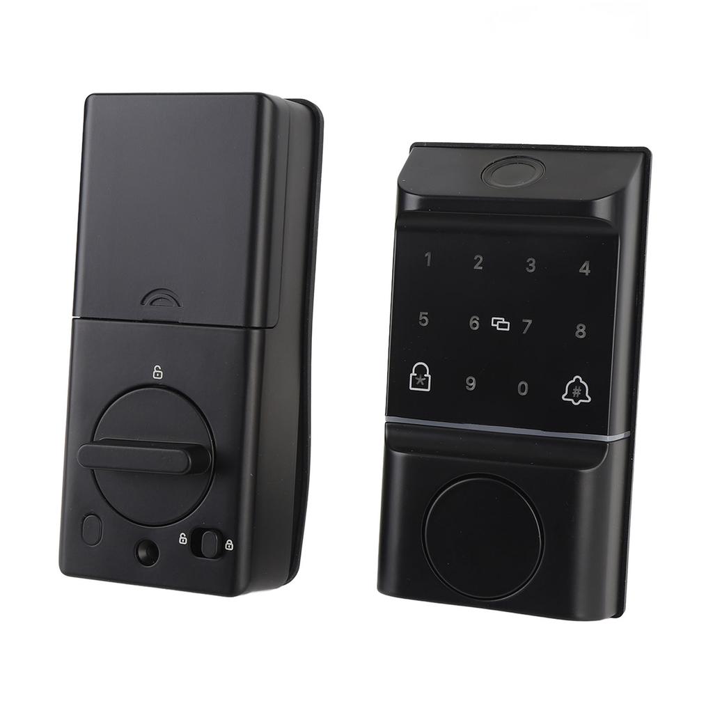 Умный дверной замок с отпечатком пальца, полупроводниковое распознавание виртуального пароля, 5 способов разблокировки, простота в использовании