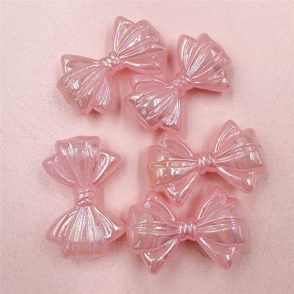 Брелок для браслета, аксессуары, бусины-бабочки, акриловая цепочка для мобильного телефона 23,2*35,5 мм, красочные «сделай сам», 5 шт., изысканная ручная работа