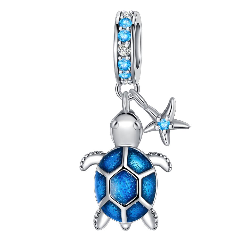 Браслеты Charm Fit Original Медь Милое Животное Сова Кошки Морская Черепаха Бусины Женский Кулон Бусины Изготовление Украшений