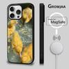 Желтая Утка Милый Чехол Для Телефона Для iPhone 16e,16,15,14,13,12,11,Plus,Pro,Max,Mini Магнитная Беспроводная Зарядка Magsafe