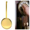 Classical Gold Clock Pendulum Attachment Adds Sophistication and Movement To Timepieces High Gloss Clock Pendulum