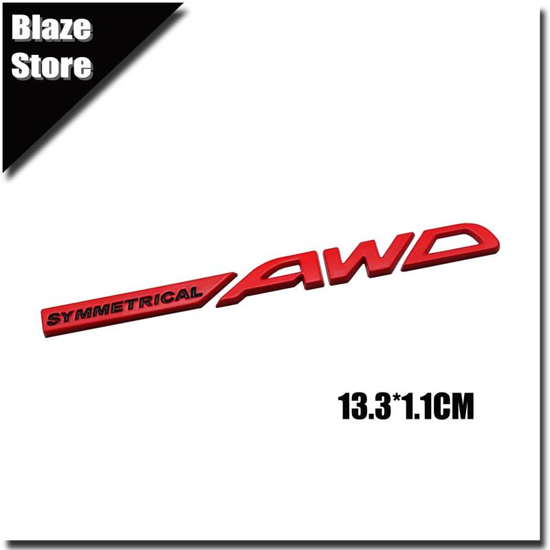 3D Металлическая Симметричная Эмблема AWD На Крышку Багажника Автомобиля Автомобильная Наклейка Для BRZ XV Outback Forester Asahi Panther WRX Impreza