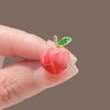 Stylish Peach Brooch Fashionable Anti-Glare Lapel Pin Anti-oxidation Jewelry Rust-proof Brooch for Sweaters Accessories