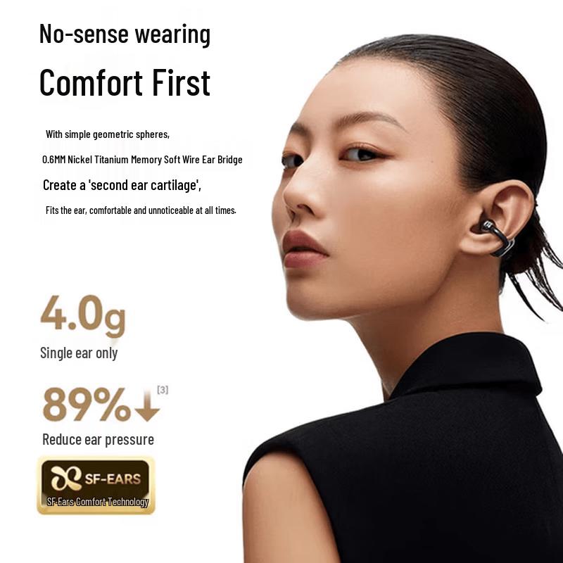 SANAG S6S Pro AI Bluetooth-гарнитура с зажимом на ухо