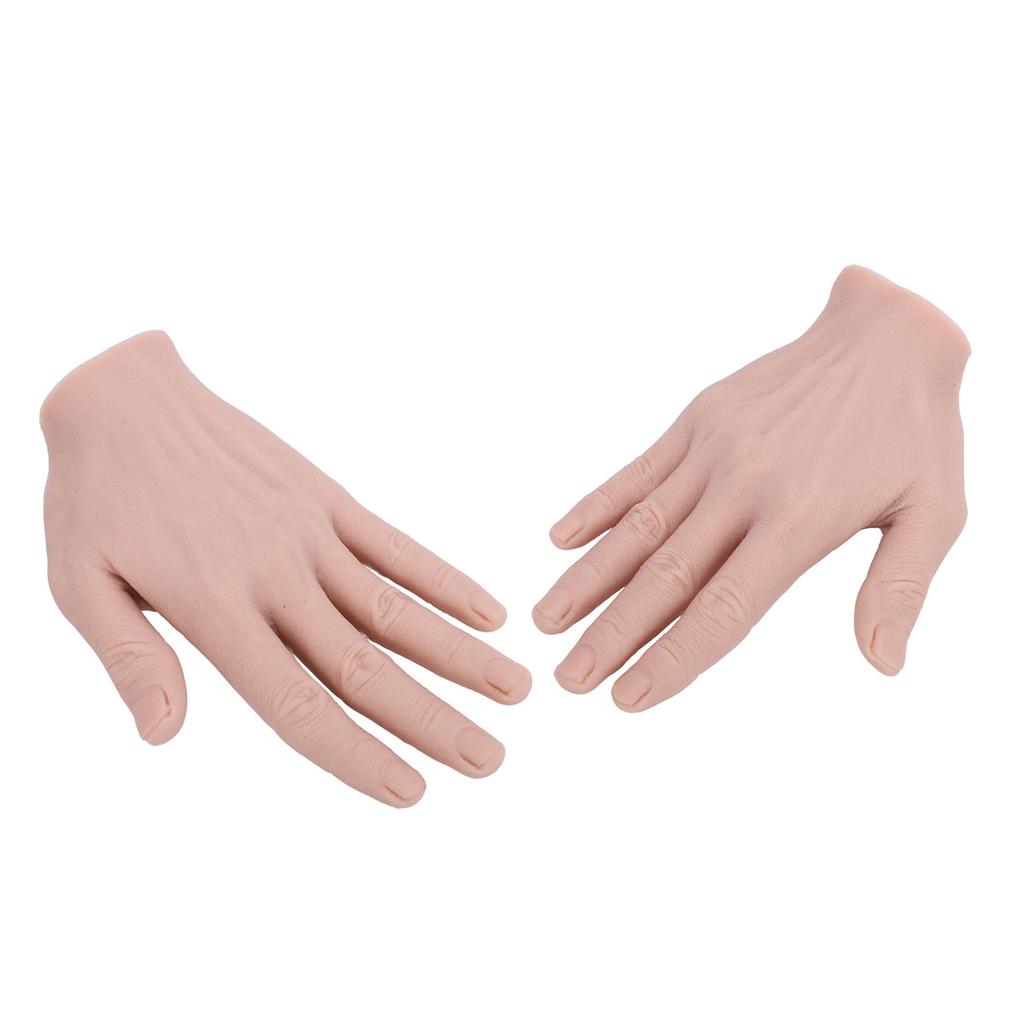 Силиконовая мужская модель руки многоразовая имитация силиконовая искусственная модель руки сгибаемая искусственная рука