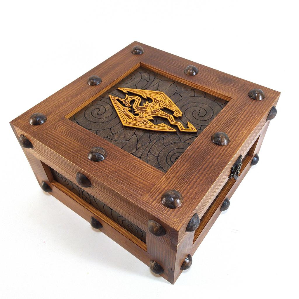 Ящик с крышкой World of Warcraft Орда 24,5x24,5x14 cm Дерево Лак