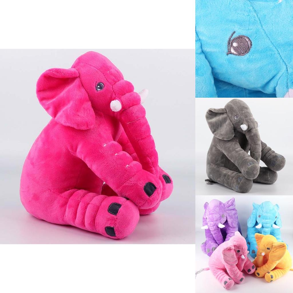 Adorable 30/40cm Elephant Plush Pillow Ideal For Snuggles And Nursery Decor