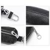 Classic Key Storage Bag Simple PU Leather Wallet Durable Lipstick Earphone Pouch  Travel