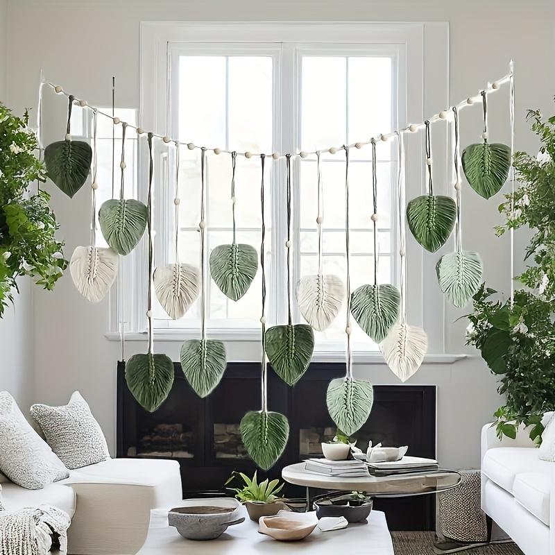 Boho Chic Rattan Wall Hanging Decor - Lightweight, Durable Polyester, Ideal for Bedroom & Living Room Boho Home Styling, Boho Home Decor