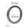 Titanium Alloy Keychain Rings Key Spring Snap Minimalist Practical Multipurpose Buckle for