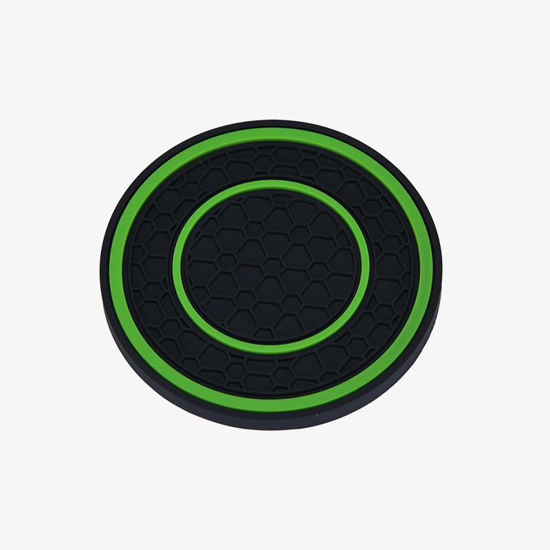 Двойные круглые сотовые противоскользящие коврики для автомобильных подставок