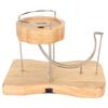 Perpetual Motion Machine Stable Base Sturdy Wood Stress Relief Perpetual Energy Toy for Table
