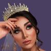 Zinc Zinc Alloy Rhinestone Headband Women Tiara Wedding Jewelry Bridal Crown Korean Style Bridal Headwear