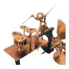 Drummer Wind Sculpture Percussionist Figurine Garden Decor Ornament Collection Statue for Backyard