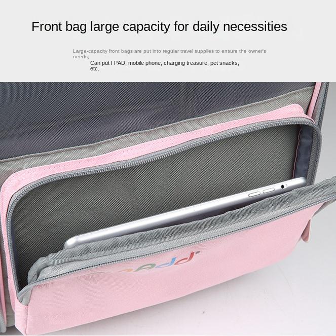 Pet Bag Travel Breathable Pet Bag Dog Backpack Teddy Outdoor Portable Dog Bag Cat Bag