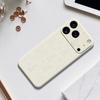 For iPhone 17 Pro Max Case Snowflake Gingerbread Pattern Printing Straight Edge TPU Phone Back Cover
