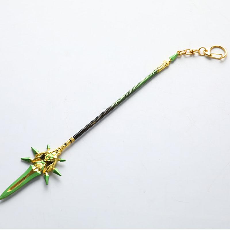 Брелок Genshin Impact с мечом Genshin Косплей Оружие Skyward Blade Брелок