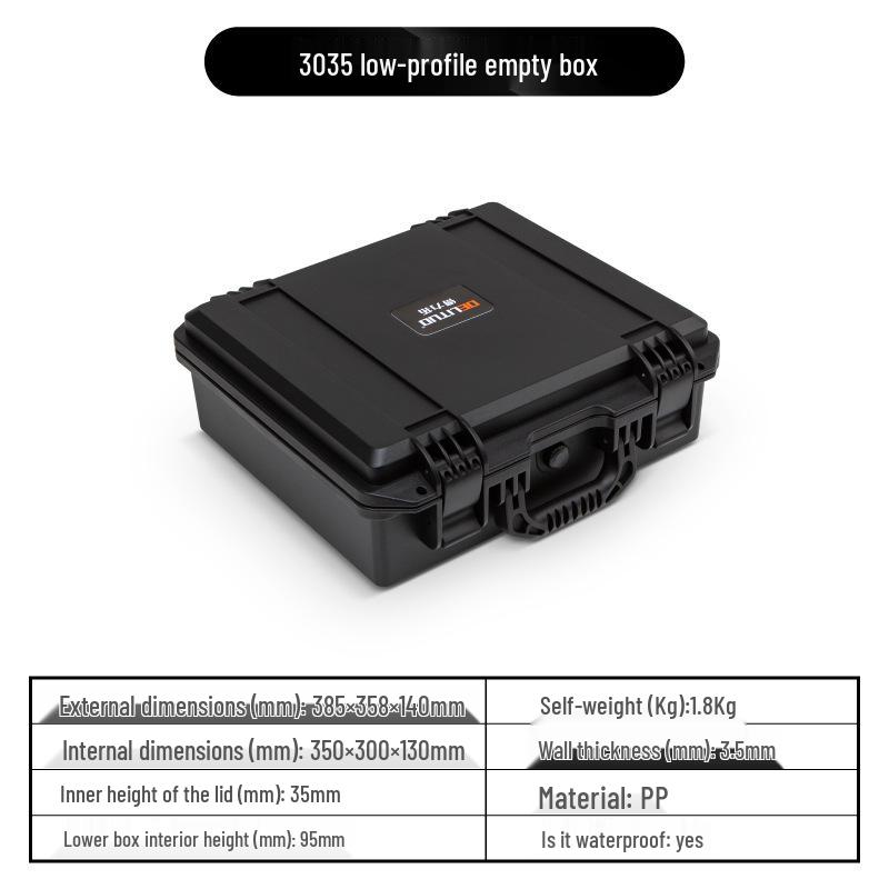 Пластиковый водонепроницаемый ударопрочный защитный бокс для камеры и оборудования
