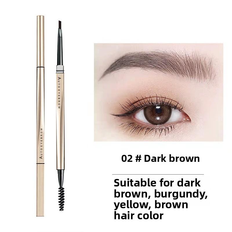 Waterproof Eyebrow Pencil Non-staining Long-lasting Eyebrow Powder Extremely Fine Double-headed Eyebrow Pencil
