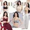 Lift seamless underwear women's thin big breasts show small anti-sagging breast vest no steel ring adjustment large size bra