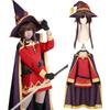 Megumin Cosplay Wig Crimson Demon KonoSubaru Cosplay School Stage Megumin Cosplay Wig Size New [Excellent Quality] Included, Clan, Costume, Adult,