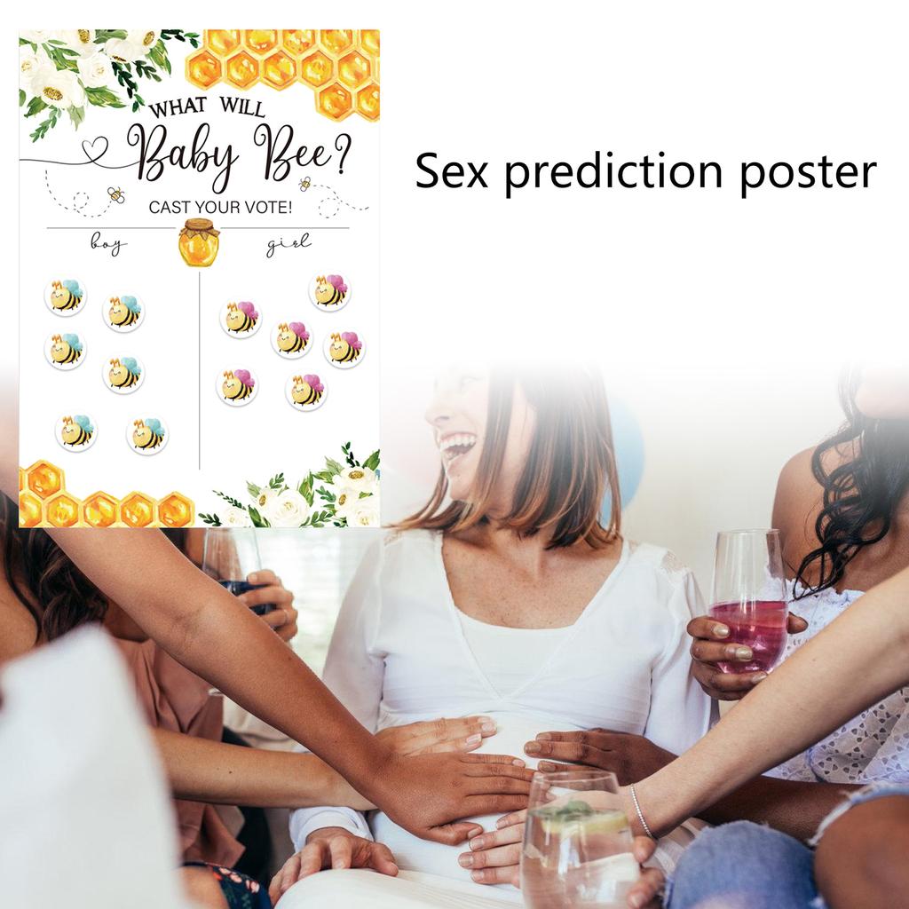 Украшения для вечеринки по объявлению пола, плакат для голосования и наклейки для детского праздника, наборы для предсказания пола: мальчик или девочка