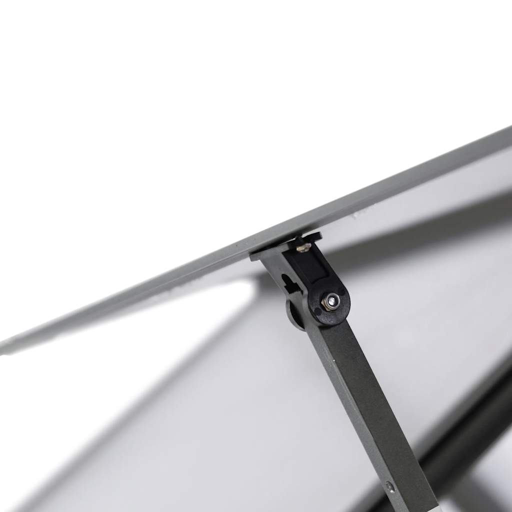 Greenhouse with Foundation Frame Anthracite 334 x 169 x 195 cm Aluminum