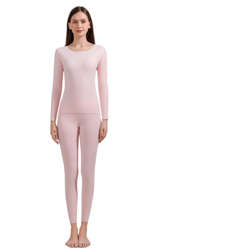 Женское термобелье Зимняя одежда Бесшовное толстое двухслойное теплое нижнее белье Женские термобелье Костюмы и комплекты