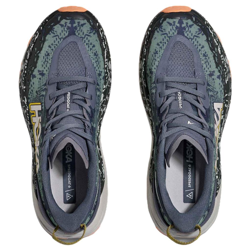 HOKA One One Speedgoat 6 Versatile Comfortable Breathable Support Trail Running Shoes Women Running Shoes Gray 1147811-GMC