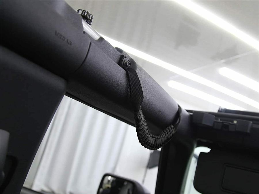 2 шт. Черные ручки-поручни на дугу безопасности, Нескользящие ручки для Ford Bronco 2021-2022