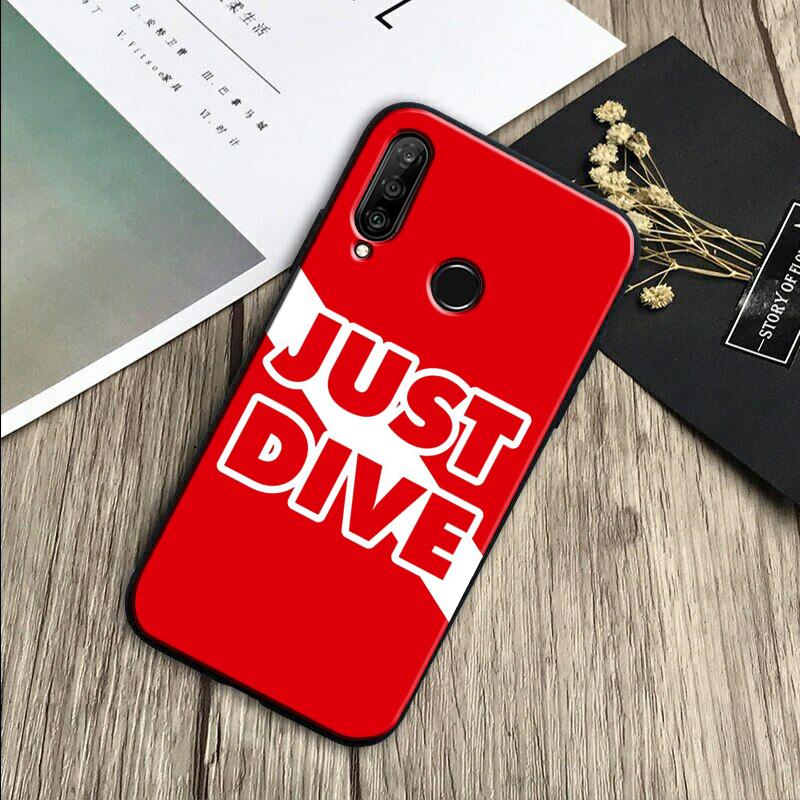Diver Down Scuba For Huawei Nova Y91 Y90 Y60 Y70 Y61 Y72 Y73 3i 7i 8i 11 12i 9 10 SE P20 P30 Pro P40 Lite Case