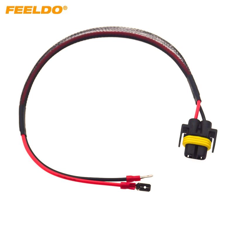 Car H11 Bulb Socket Cable for Halogen Headlamp Auto LED Bulbs Pigtail Connector Holder Adapter